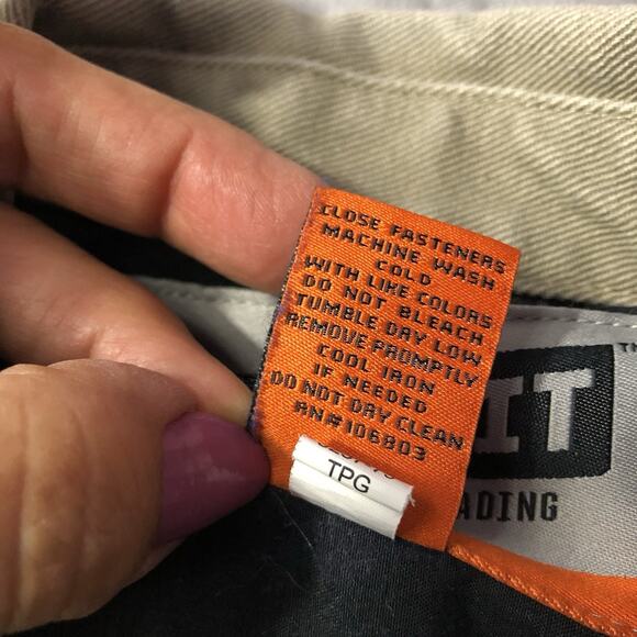 40 Grit by Duluth Trading Men's Tan Canvas Work Chore Jacket Standard Fit S - Picture 5 of 14